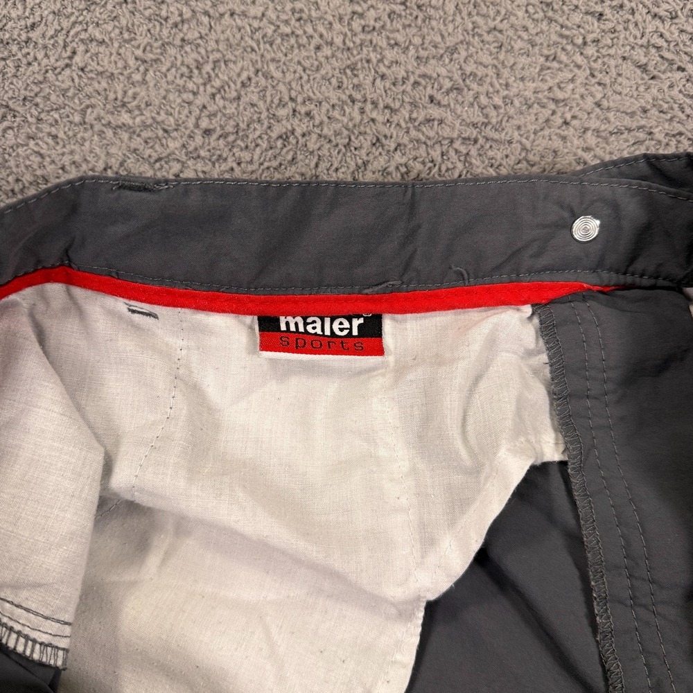 Maier Sports Pants Mens 36 Gray Hiking Cargo Quick Dry Lightweight Gorp Outdoor‎ - Picture 13 of 13